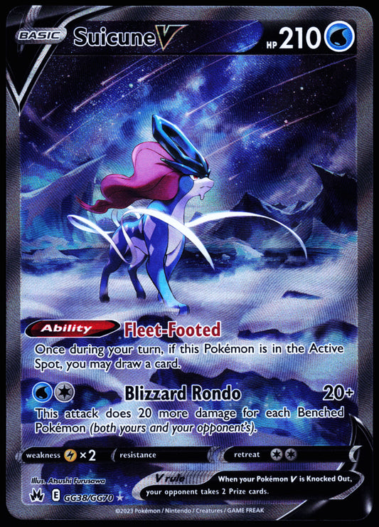 Crown Zenith: Galarian Gallery #GG38/GG70 Suicune V