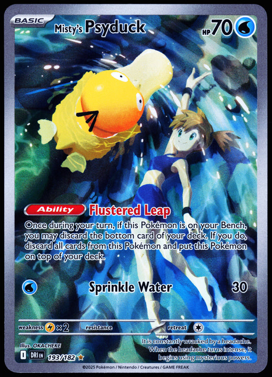 SV10: Destined Rivals #193/182 Misty's Psyduck