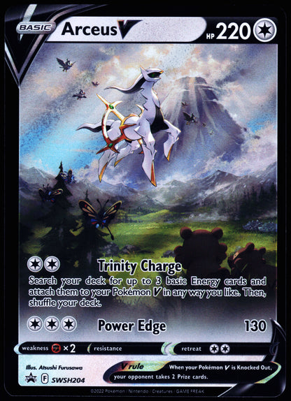 SWSH: Sword & Shield Promo Cards #SWSH204 Arceus V