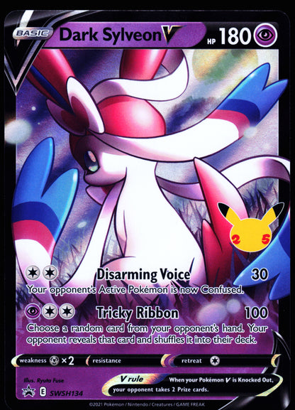 SWSH: Sword & Shield Promo Cards #SWSH134 Dark Sylveon V