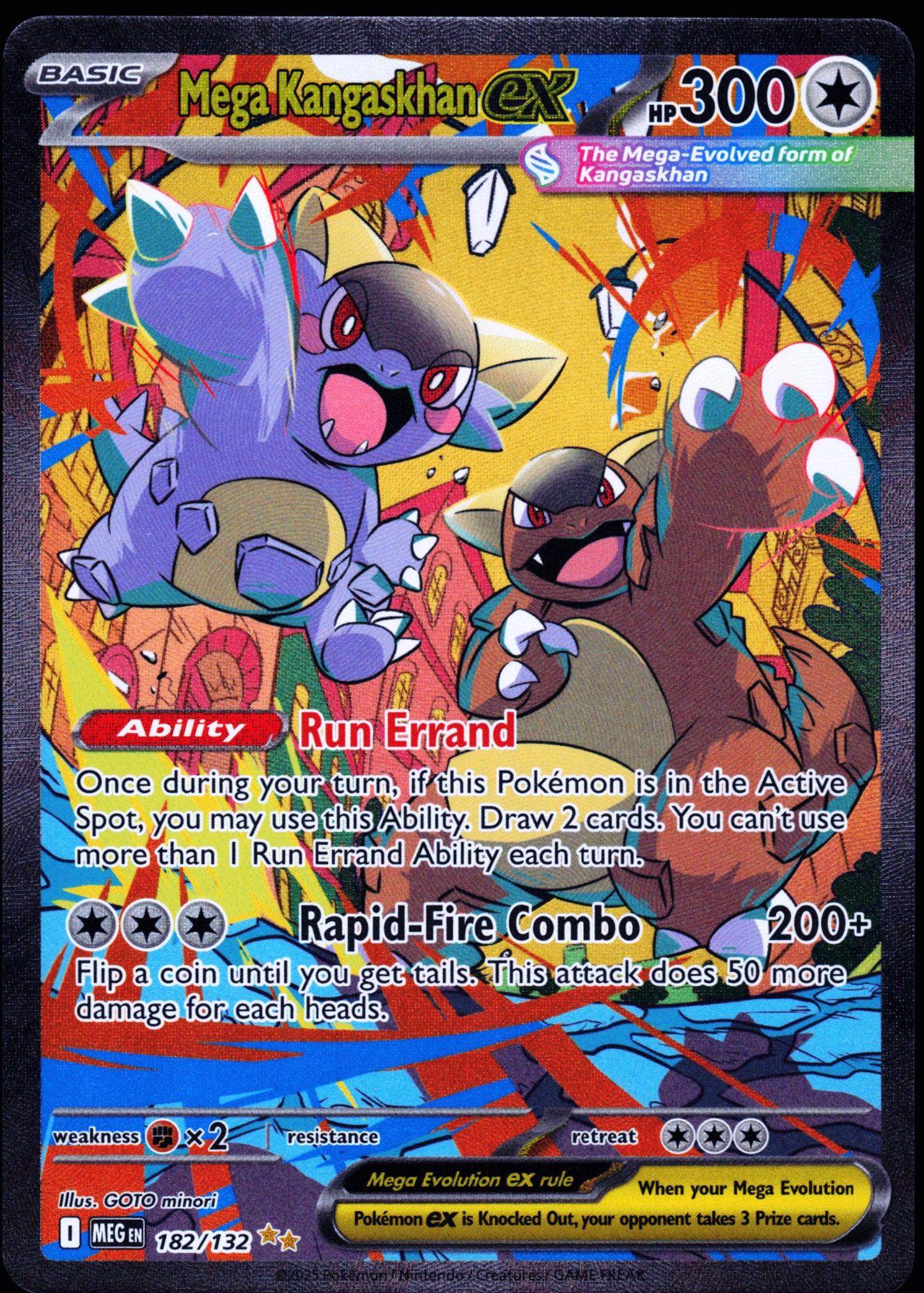 ME01: Mega Evolution #182/132 Mega Kangaskhan ex