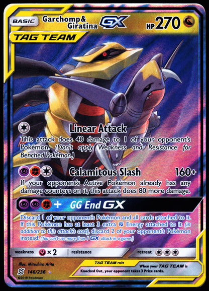 SM - Unified Minds #146/236 Garchomp & Giratina GX