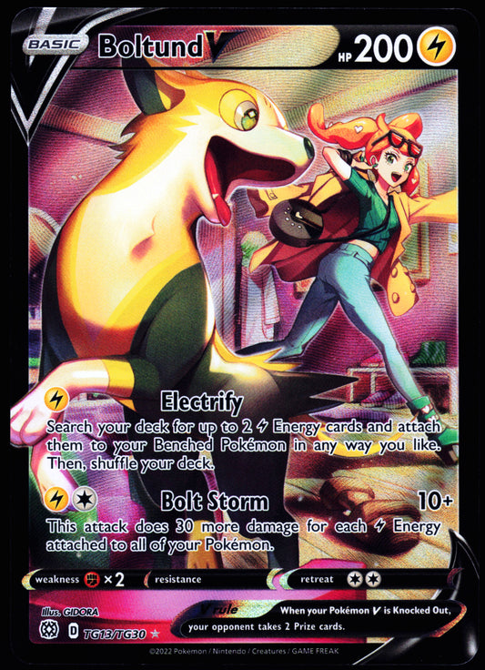 SWSH09: Brilliant Stars Trainer Gallery #TG13/TG30 Boltund V