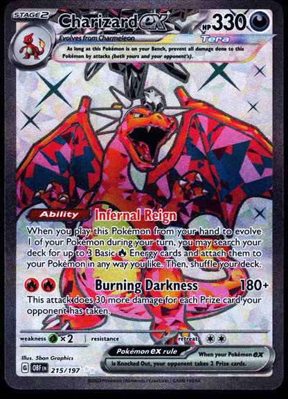 SV03: Obsidian Flames #215/197 Charizard ex