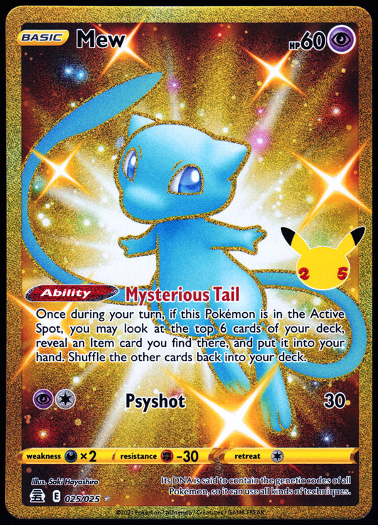 Celebrations #025/025 Mew (Secret)