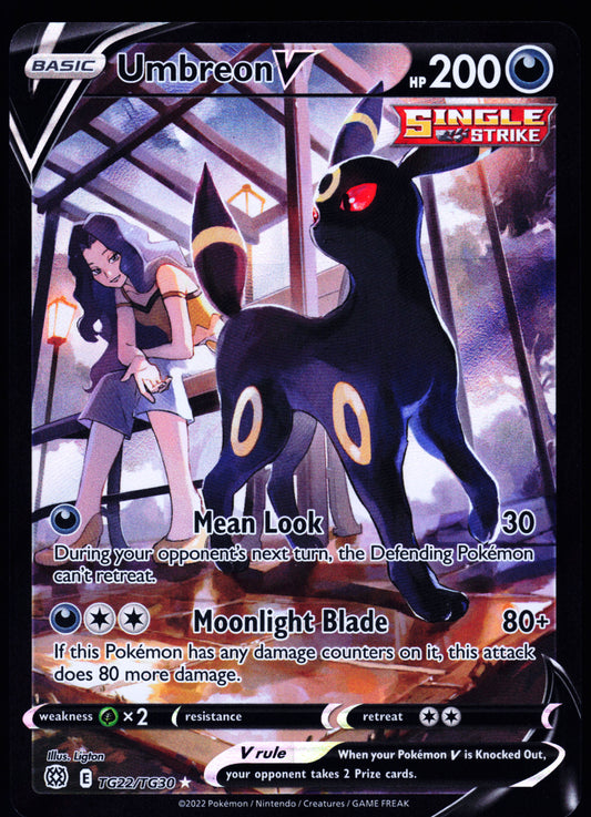 SWSH09: Brilliant Stars Trainer Gallery #TG22/TG30 Umbreon V