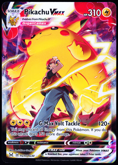 SWSH11: Lost Origin Trainer Gallery #TG17/TG30 Pikachu VMAX