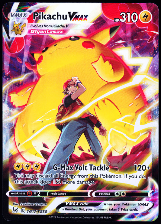 SWSH11: Lost Origin Trainer Gallery #TG17/TG30 Pikachu VMAX