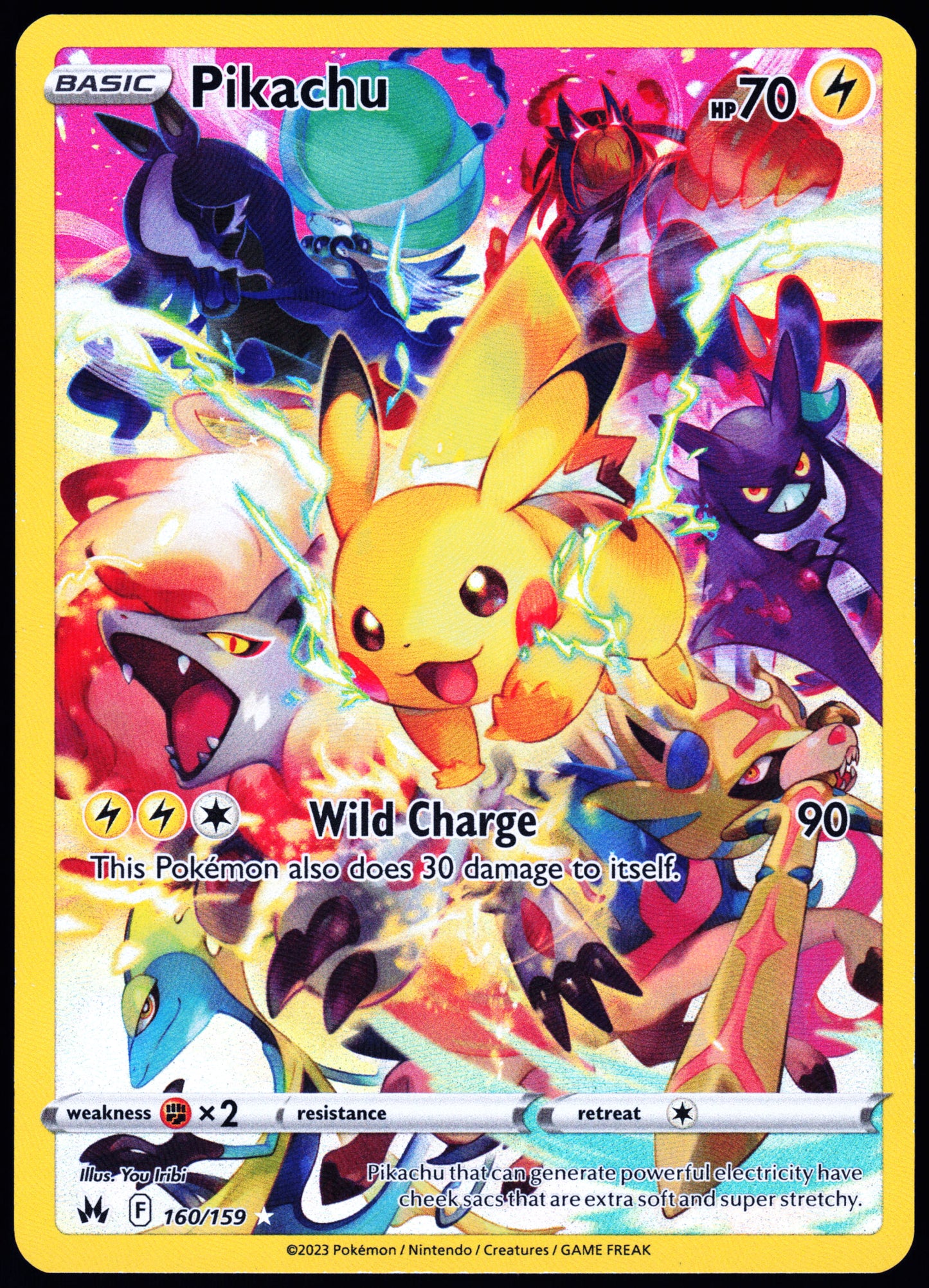 Crown Zenith #160/159 Pikachu (Secret)