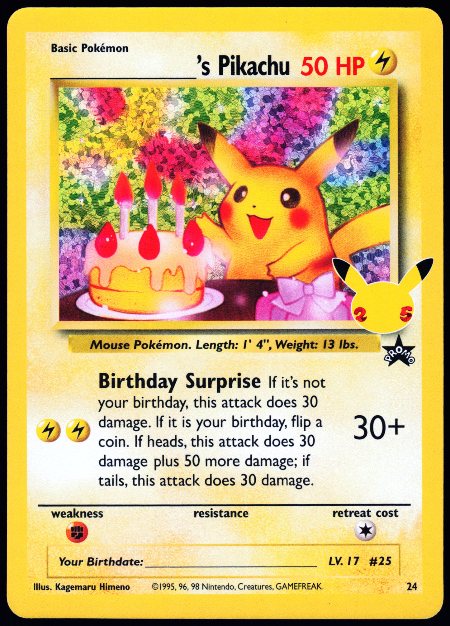 Celebrations: Classic Collection #24/53 ______'s Pikachu