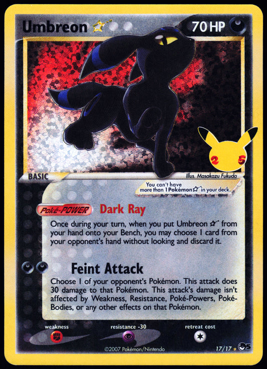 Celebrations: Classic Collection #17/17 Umbreon Star