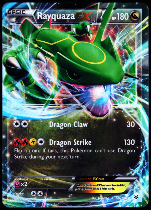 XY - Roaring Skies #60/108 Rayquaza EX (60)