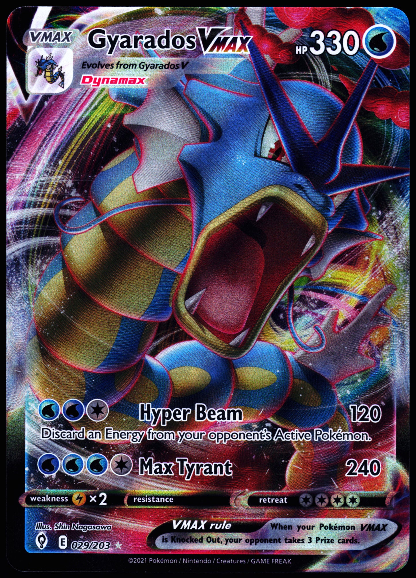 SWSH07: Evolving Skies #029/203 Gyarados VMAX