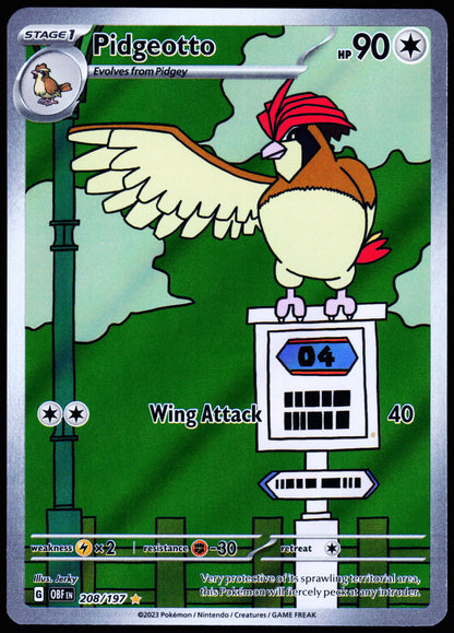 SV03: Obsidian Flames #208/197 Pidgeotto