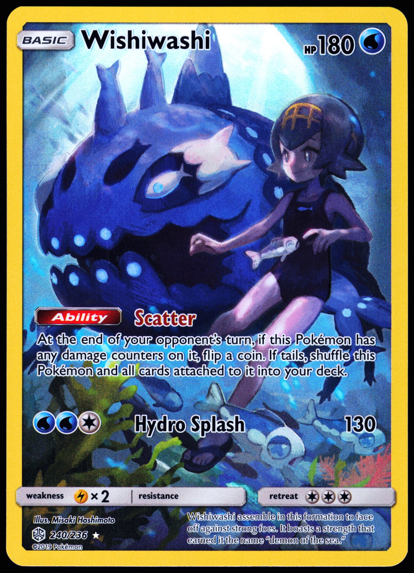 SM - Cosmic Eclipse #240/236 Wishiwashi (Secret)