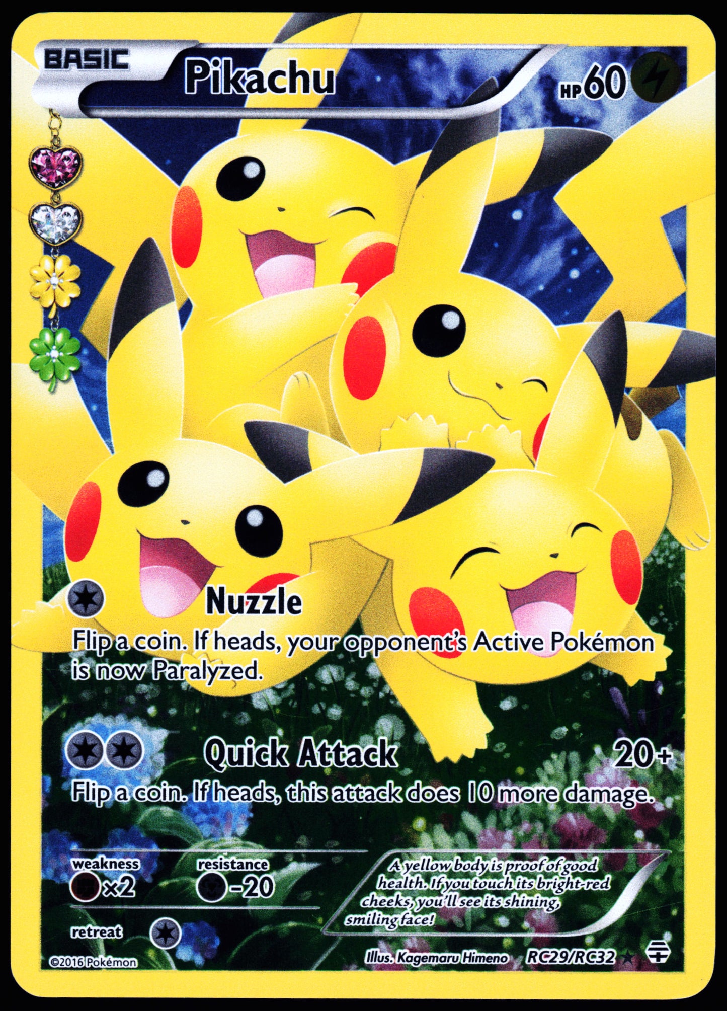 Generations: Radiant Collection #RC29/RC32 Pikachu (Full Art)