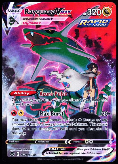 SWSH12: Silver Tempest Trainer Gallery #TG20/TG30 Rayquaza VMAX