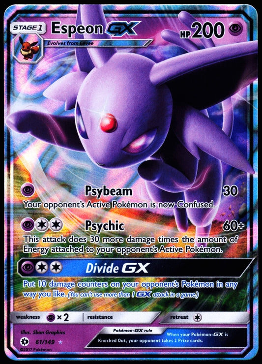 SM Base Set #61/149 Espeon GX