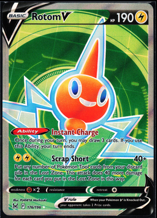 SWSH11: Lost Origin #176/196 Rotom V (Full Art)
