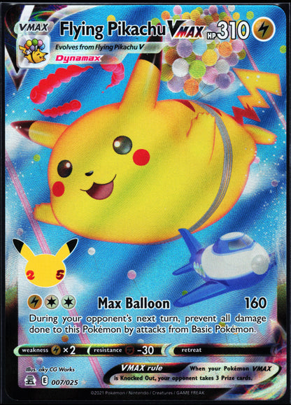 Celebrations #007/025 Flying Pikachu VMAX