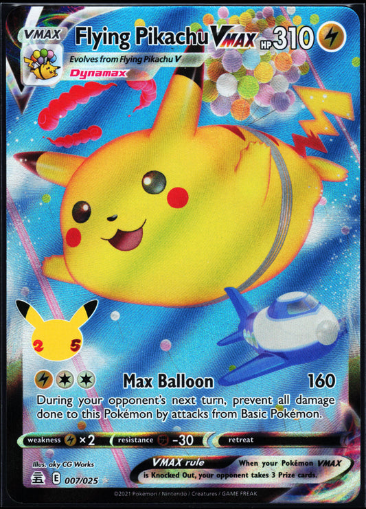 Celebrations #007/025 Flying Pikachu VMAX