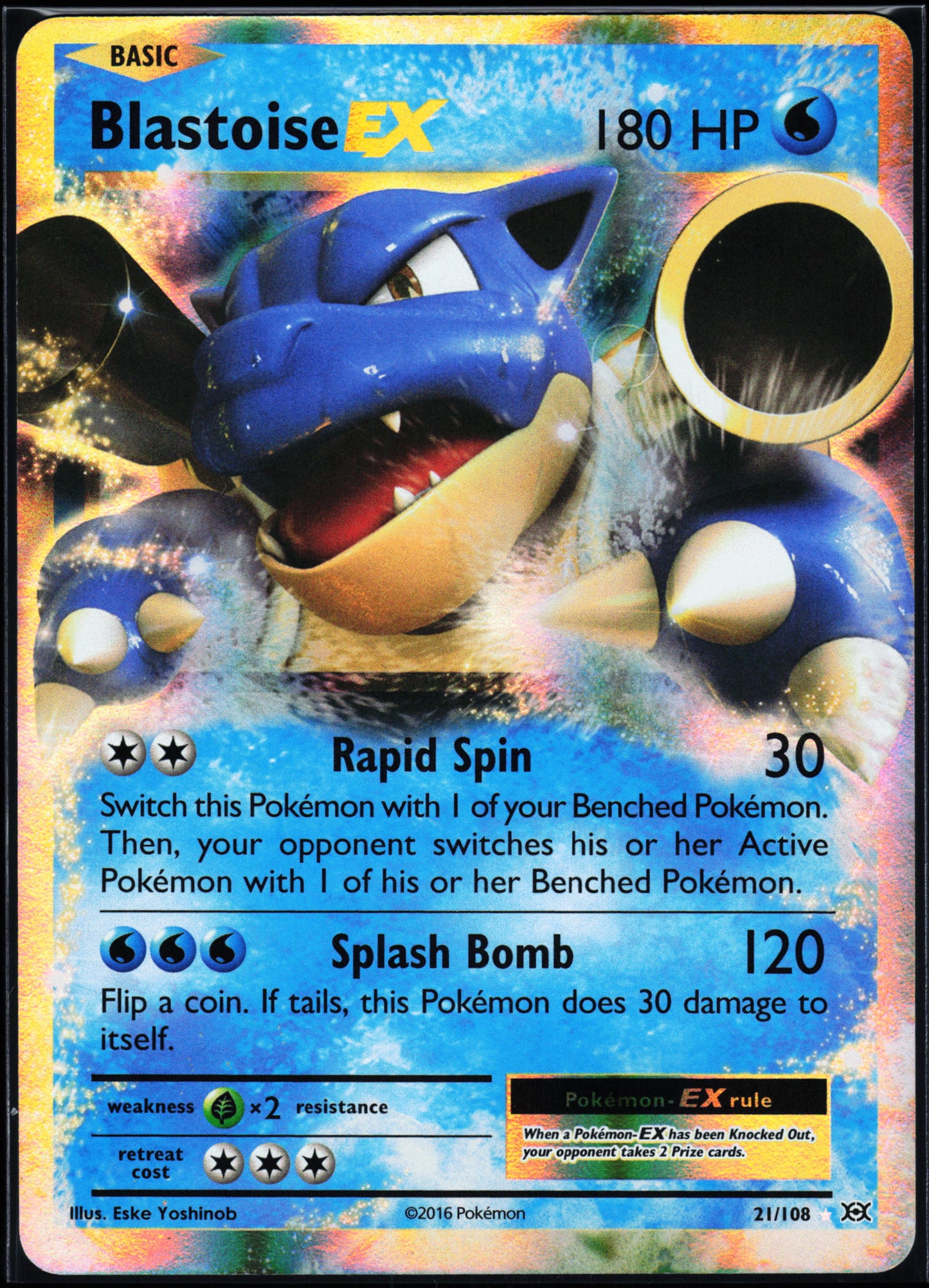 XY - Evolutions #21/108 Blastoise EX