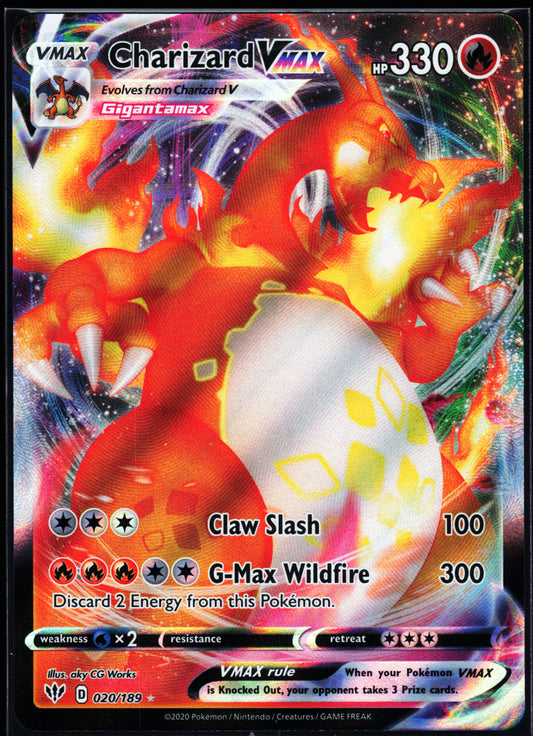 SWSH03: Darkness Ablaze #020/189 Charizard VMAX