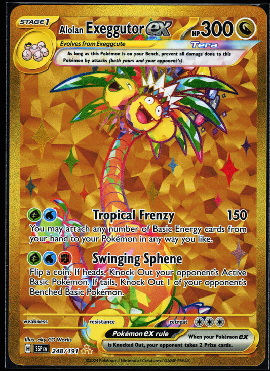 SV08: Surging Sparks #248/191 Alolan Exeggutor ex