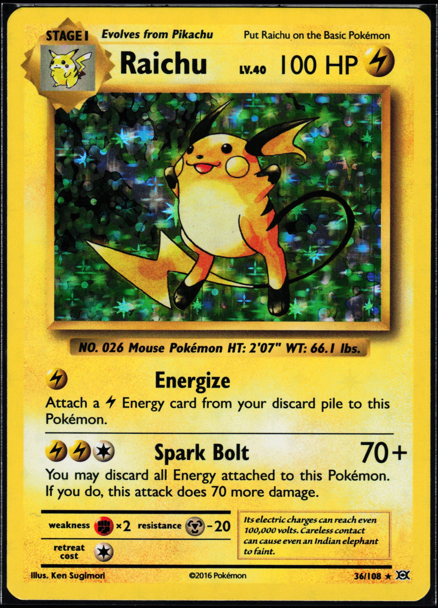 XY - Evolutions #36/108 Raichu