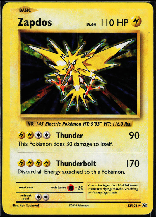 XY - Evolutions #42/108 Zapdos