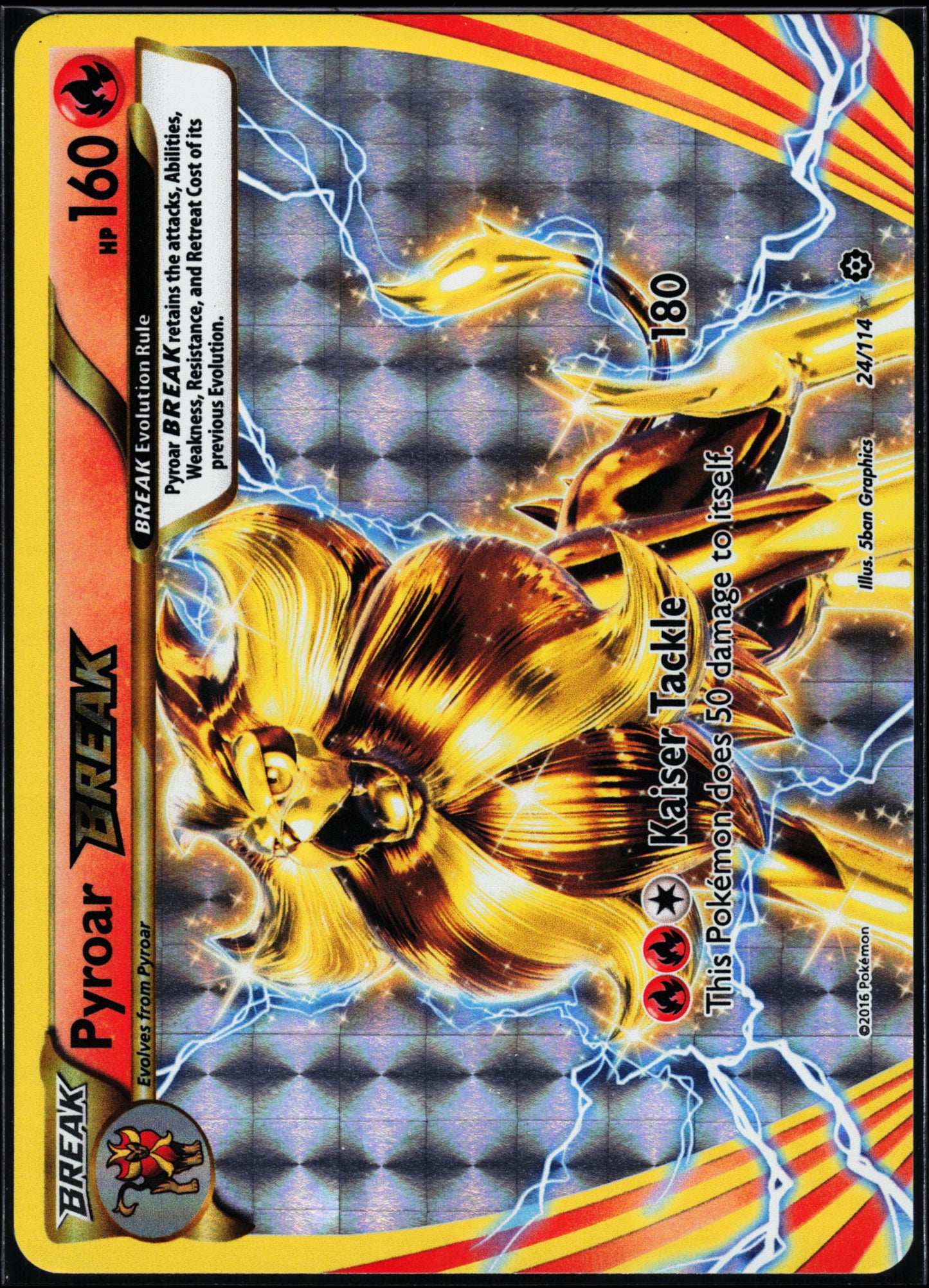 XY - Steam Siege #24/114 Pyroar BREAK