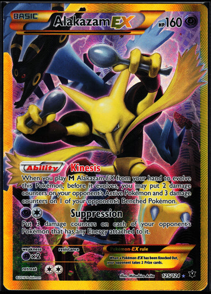 XY - Fates Collide #125/124 Alakazam EX (Secret)