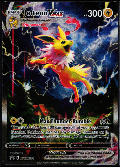 SWSH: Sword & Shield Promo Cards #SWSH184 Jolteon VMAX
