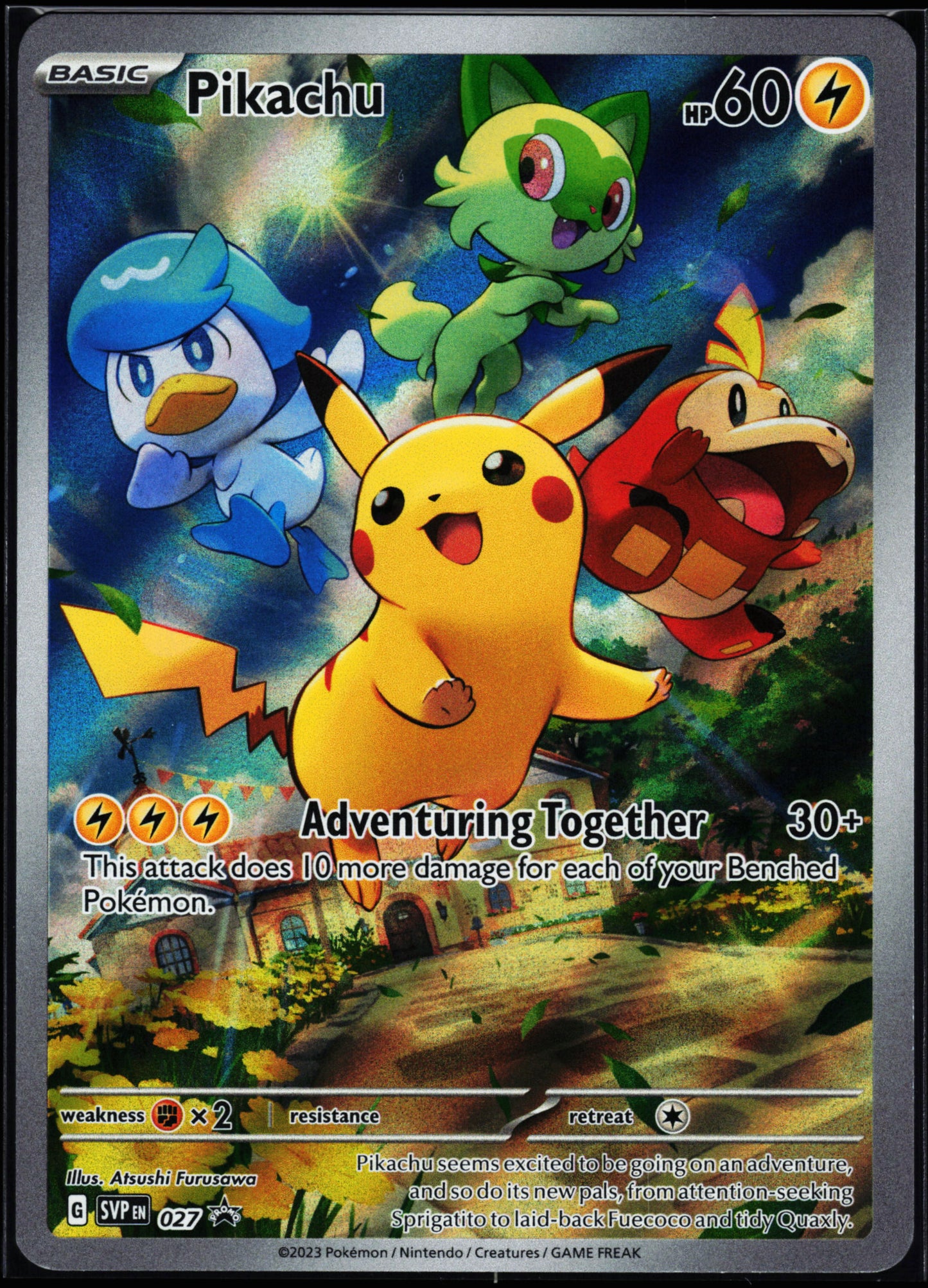 SV: Scarlet & Violet Promo Cards #027 Pikachu