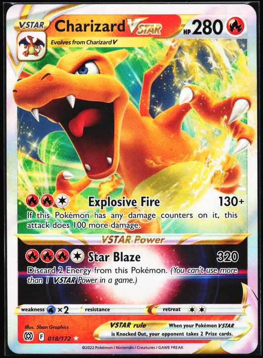 SWSH09: Brilliant Stars #018/172 Charizard VSTAR