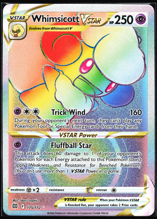 SWSH09: Brilliant Stars #175/172 Whimsicott VSTAR (Secret)