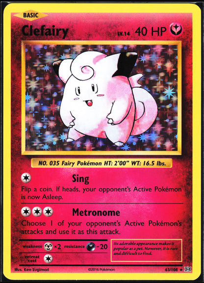 XY - Evolutions #63/108 Clefairy