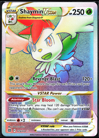 SWSH09: Brilliant Stars #173/172 Shaymin VSTAR (Secret)