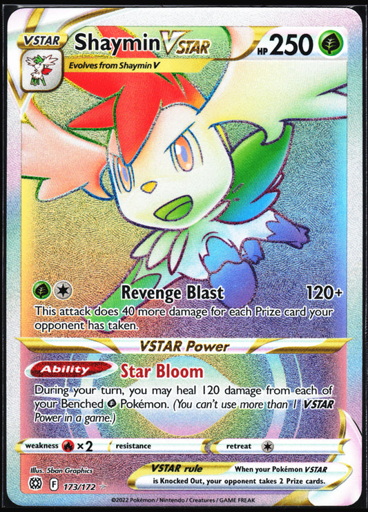 SWSH09: Brilliant Stars #173/172 Shaymin VSTAR (Secret)