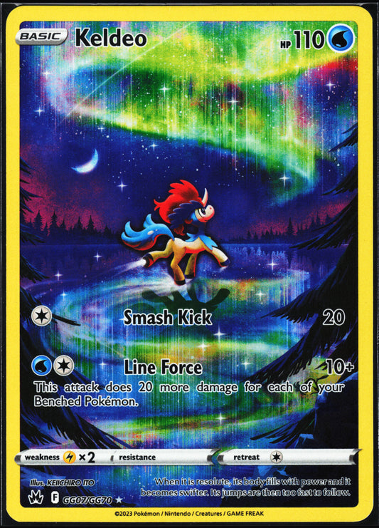 Crown Zenith: Galarian Gallery #GG07/GG70 Keldeo