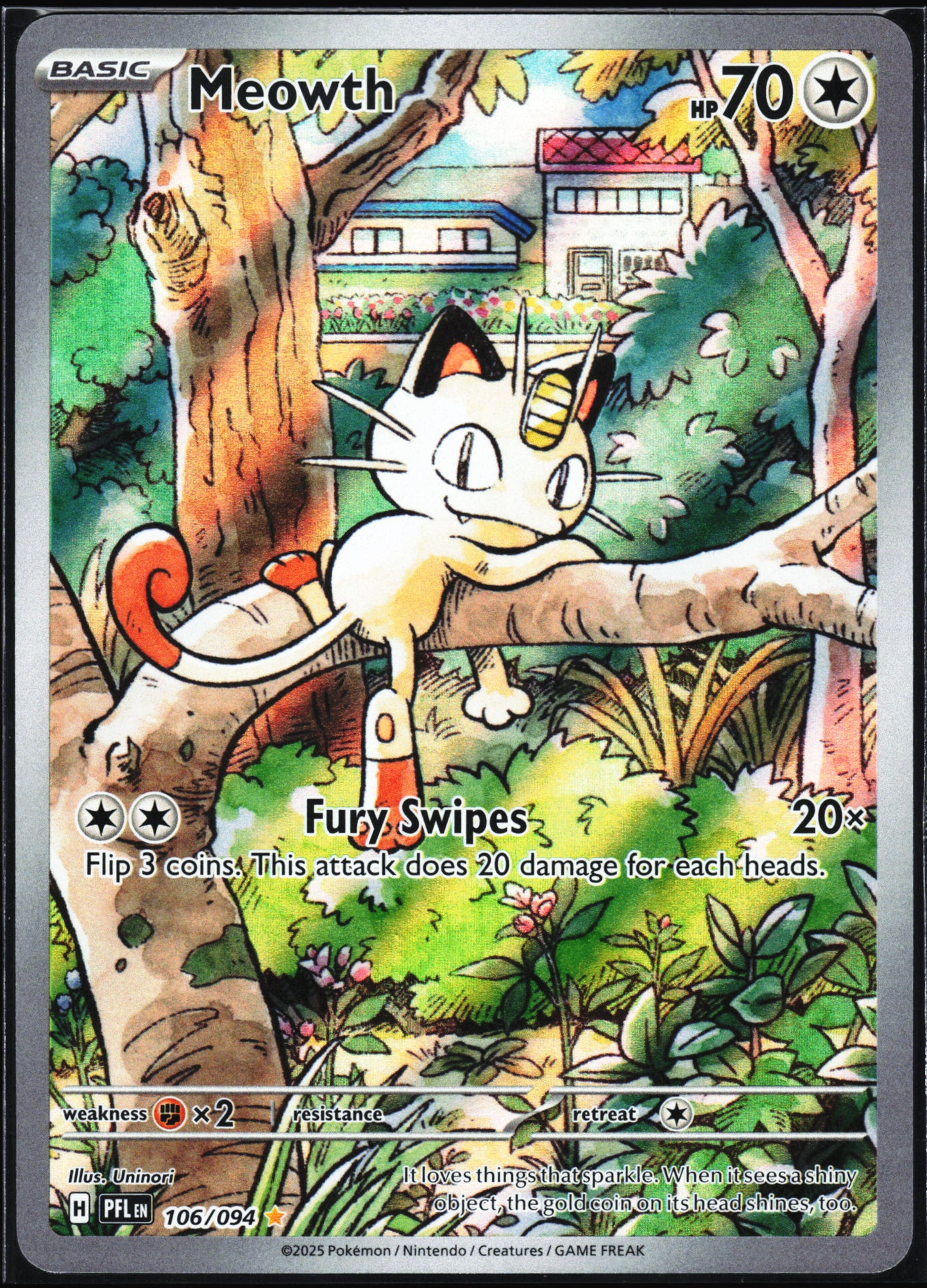 ME02: Phantasmal Flames #106/094 Meowth