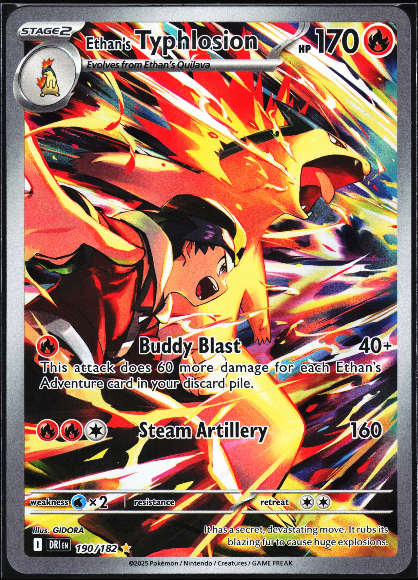 SV10: Destined Rivals #190/182 Ethan's Typhlosion