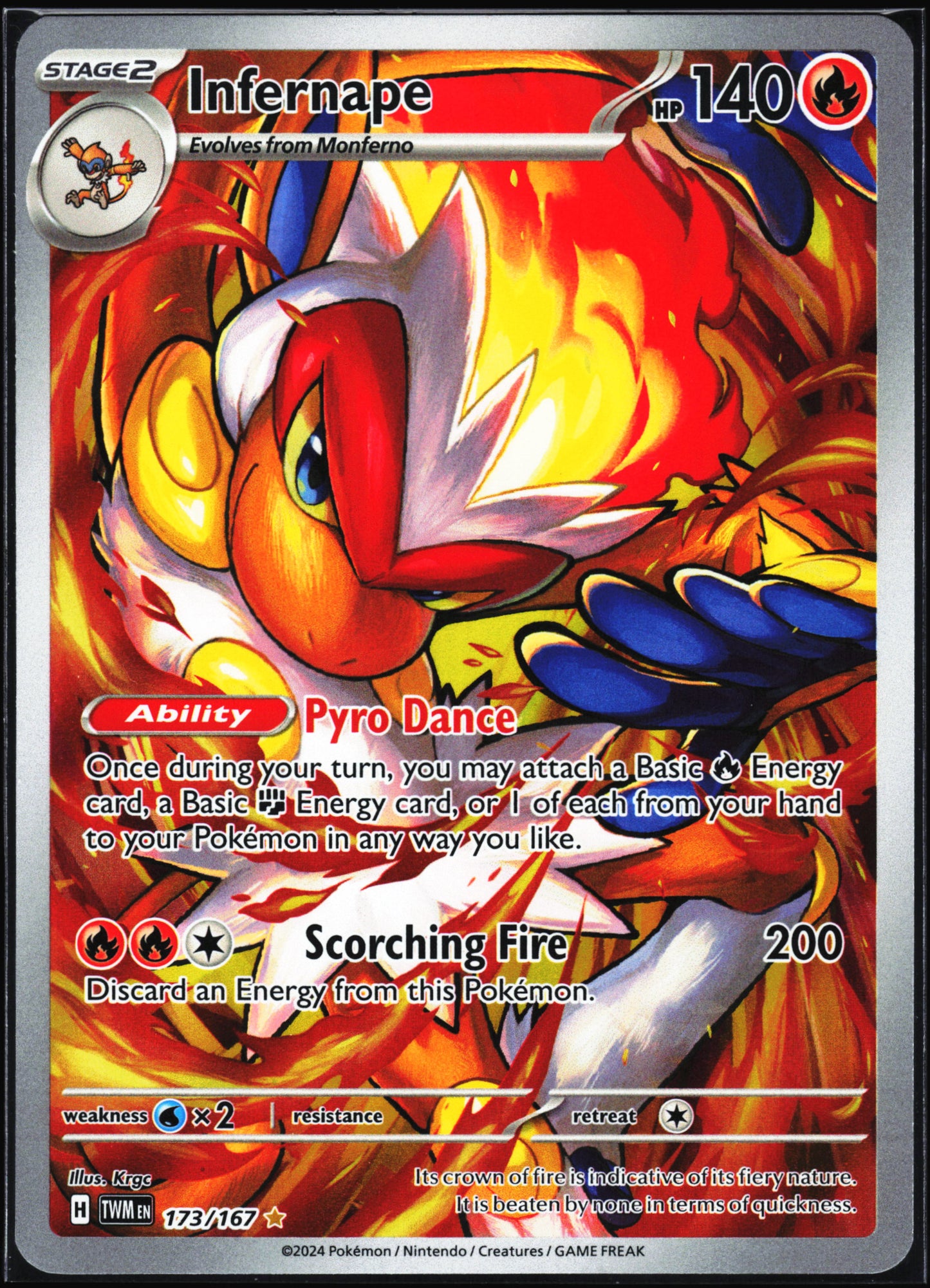 SV06: Twilight Masquerade #173/167 Infernape