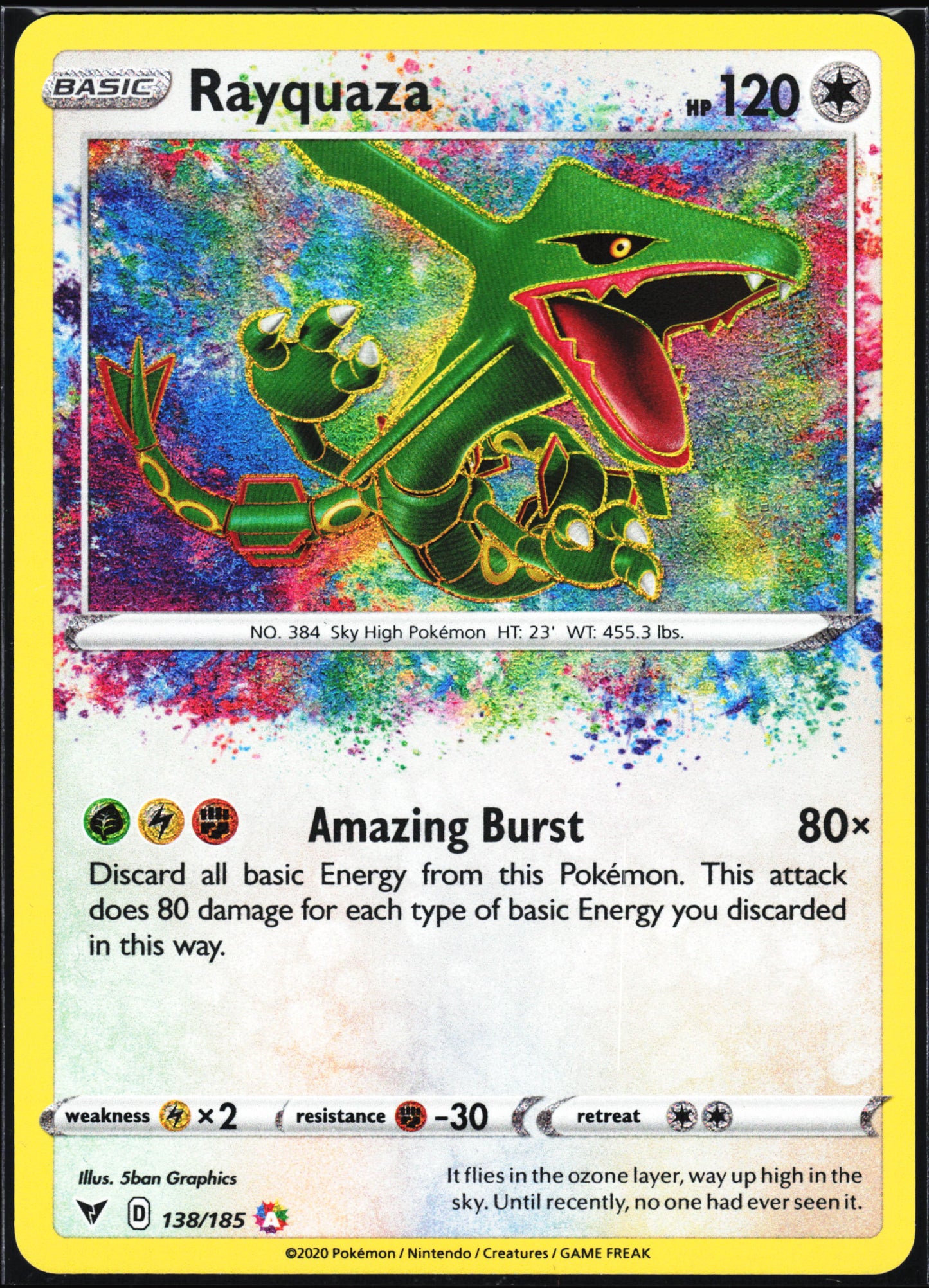 SWSH04: Vivid Voltage #138/185 Rayquaza