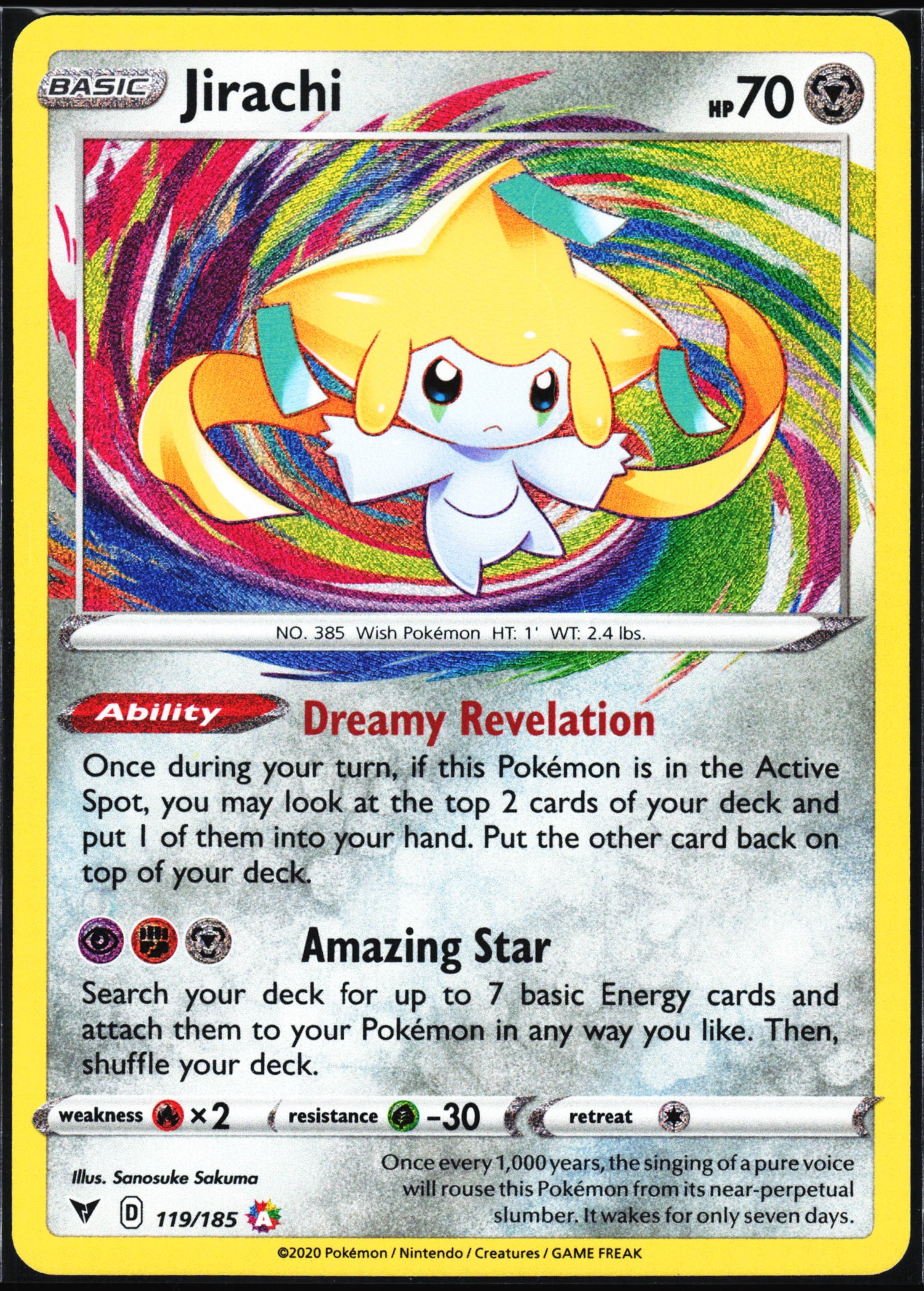 SWSH04: Vivid Voltage #119/185 Jirachi