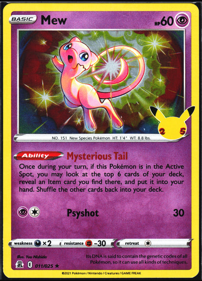 Celebrations #011/025 Mew