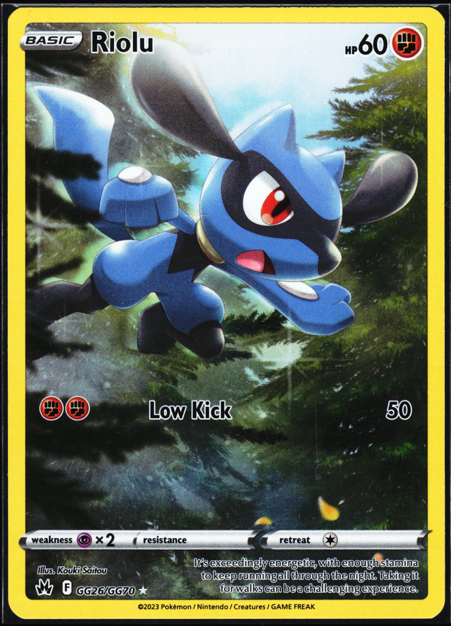 Crown Zenith: Galarian Gallery #GG26/GG70 Riolu