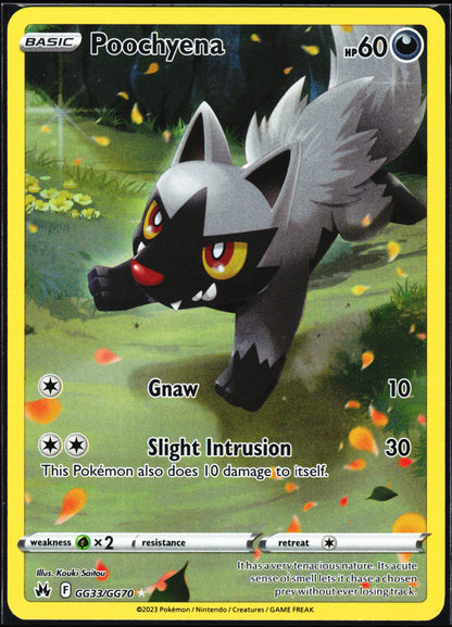 Crown Zenith: Galarian Gallery #GG33/GG70 Poochyena