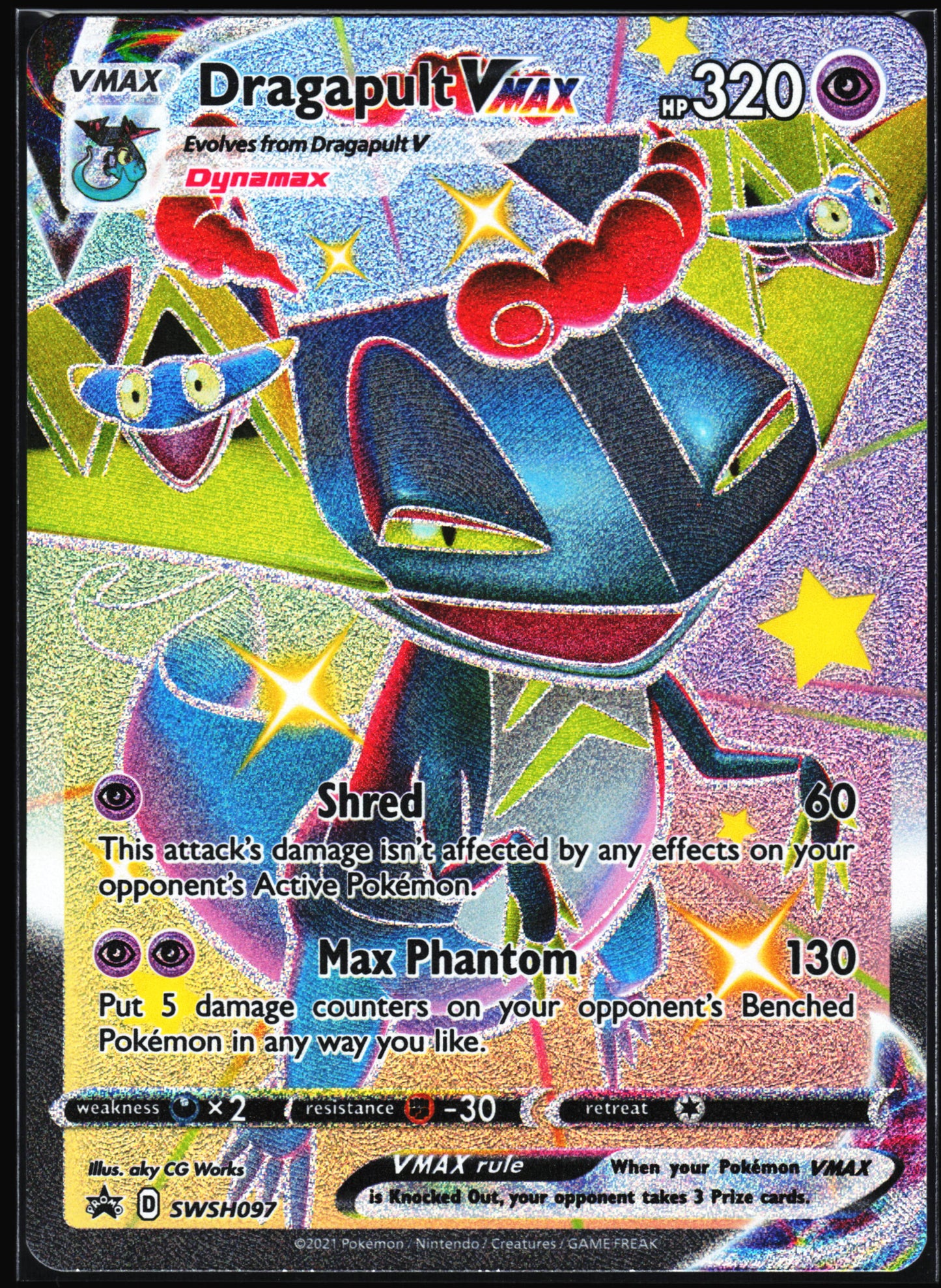 SWSH: Sword & Shield Promo Cards #SWSH097 Dragapult VMAX