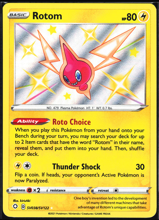 Shining Fates: Shiny Vault #SV038/SV122 Rotom